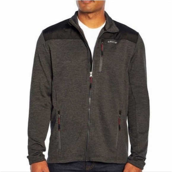 Orvis Men's Bonded Mesh Full-Zip Jacket Men's Size L - Picture 1 of 10
